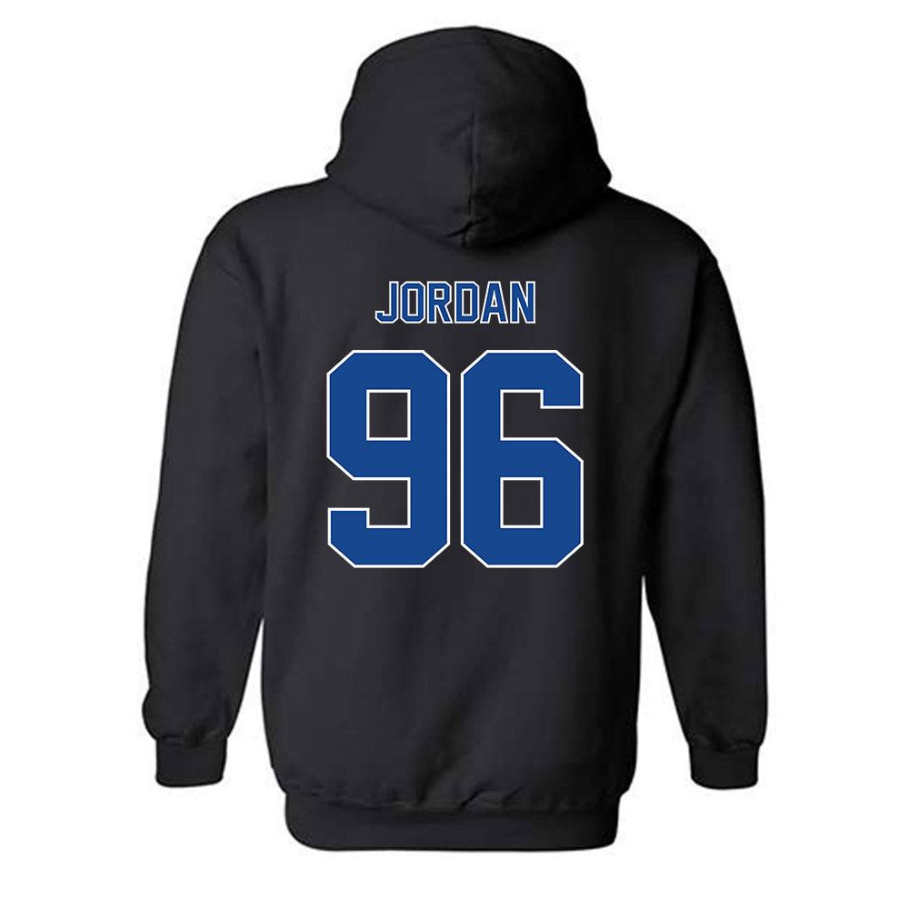 Georgia State - NCAA Football : Jalen Jordan - Classic Fashion Shersey Hooded Sweatshirt-1
