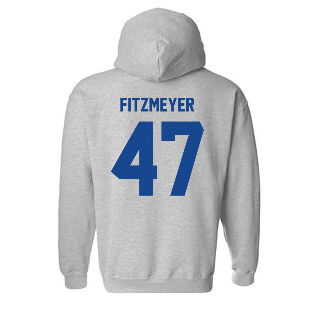 Georgia State - NCAA Football : Michael Fitzmeyer - Classic Fashion Shersey Hooded Sweatshirt-1