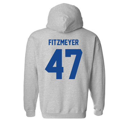 Georgia State - NCAA Football : Michael Fitzmeyer - Classic Fashion Shersey Hooded Sweatshirt-1