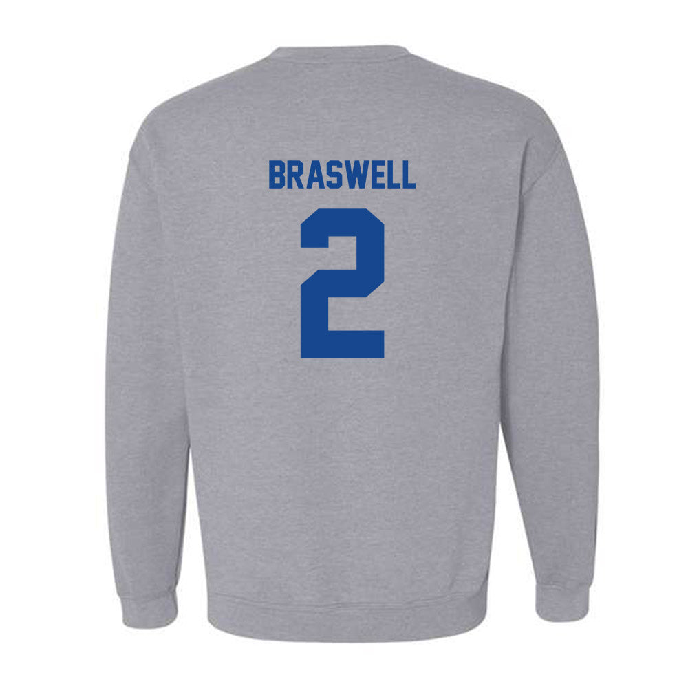 Georgia State - NCAA Football : Djay Braswell - Classic Fashion Shersey Crewneck Sweatshirt-1