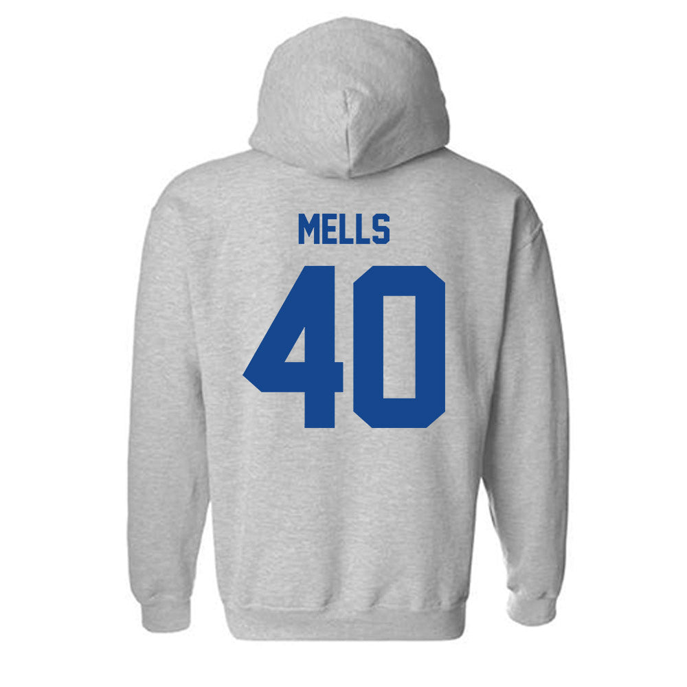 Georgia State - NCAA Football : Sir Mells - Classic Fashion Shersey Hooded Sweatshirt-1