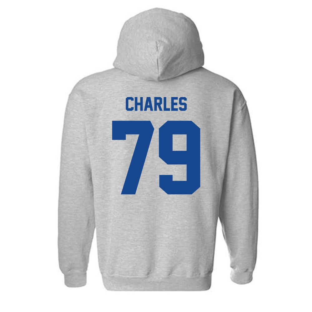 Georgia State - NCAA Football : Ethan Charles - Classic Fashion Shersey Hooded Sweatshirt-1