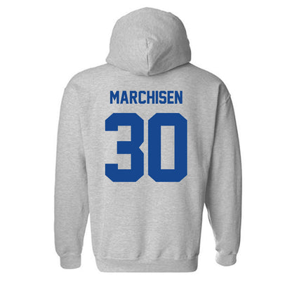 Georgia State - NCAA Men's Soccer : Finn Marchisen - Classic Fashion Shersey Hooded Sweatshirt-1