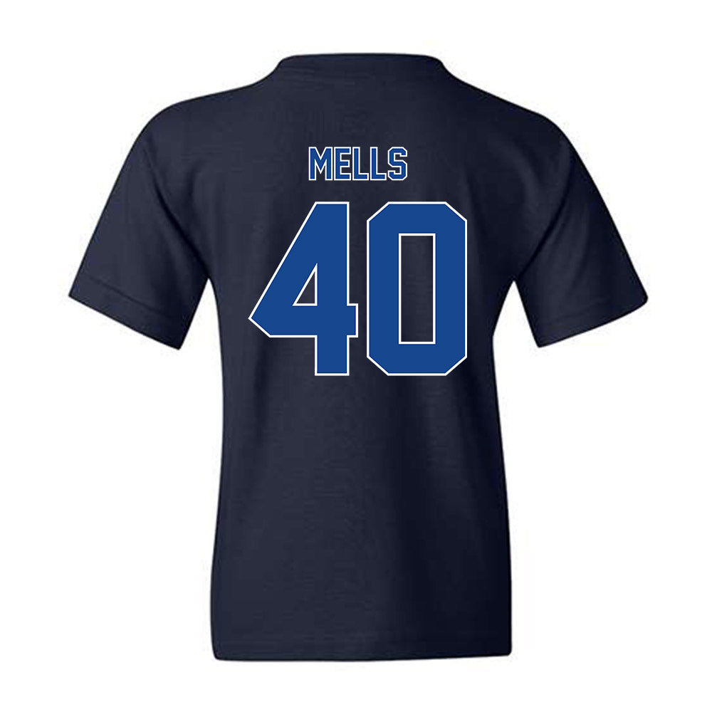 Georgia State - NCAA Football : Sir Mells - Classic Fashion Shersey Youth T-Shirt-1