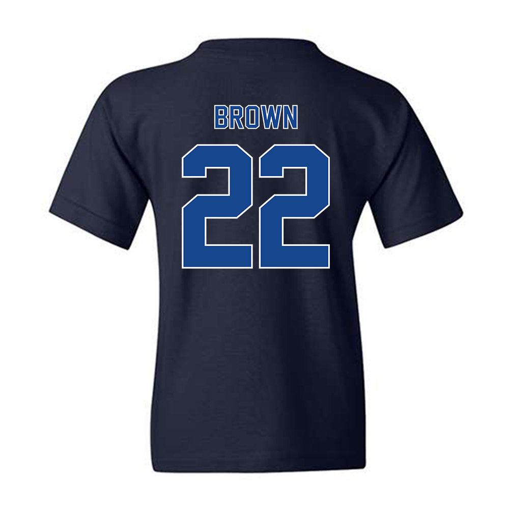 Georgia State - NCAA Men's Basketball : Malachi Brown - Classic Fashion Shersey Youth T-Shirt-1