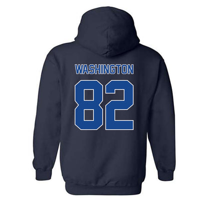 Georgia State - NCAA Football : Kyle Washington - Classic Fashion Shersey Hooded Sweatshirt-1
