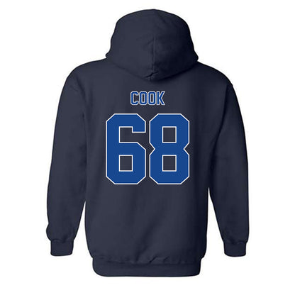 Georgia State - NCAA Football : Mason Cook - Classic Fashion Shersey Hooded Sweatshirt