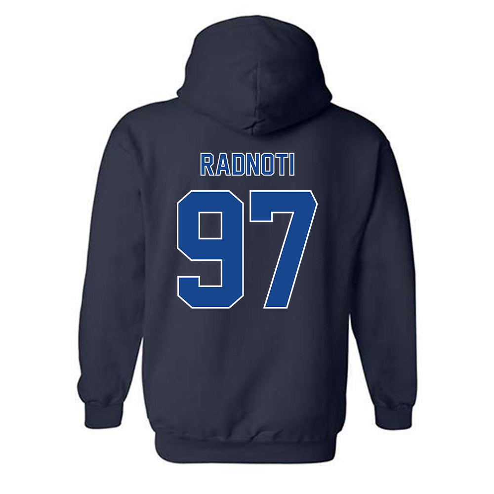 Georgia State - NCAA Football : Spencer Radnoti - Classic Fashion Shersey Hooded Sweatshirt