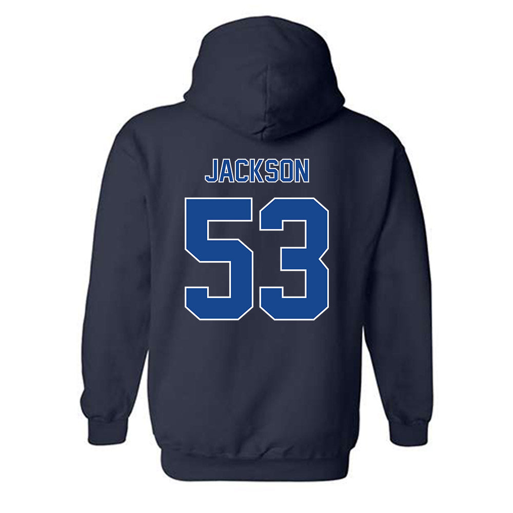 Georgia State - NCAA Football : Malik Jackson - Classic Fashion Shersey Hooded Sweatshirt-1