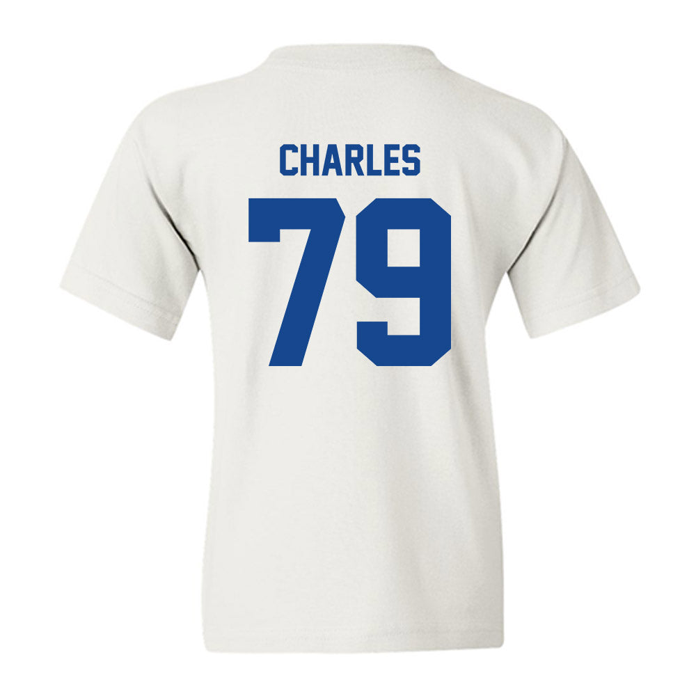 Georgia State - NCAA Football : Ethan Charles - Classic Shersey Youth T-Shirt-1