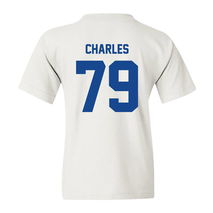 Georgia State - NCAA Football : Ethan Charles - Classic Shersey Youth T-Shirt-1