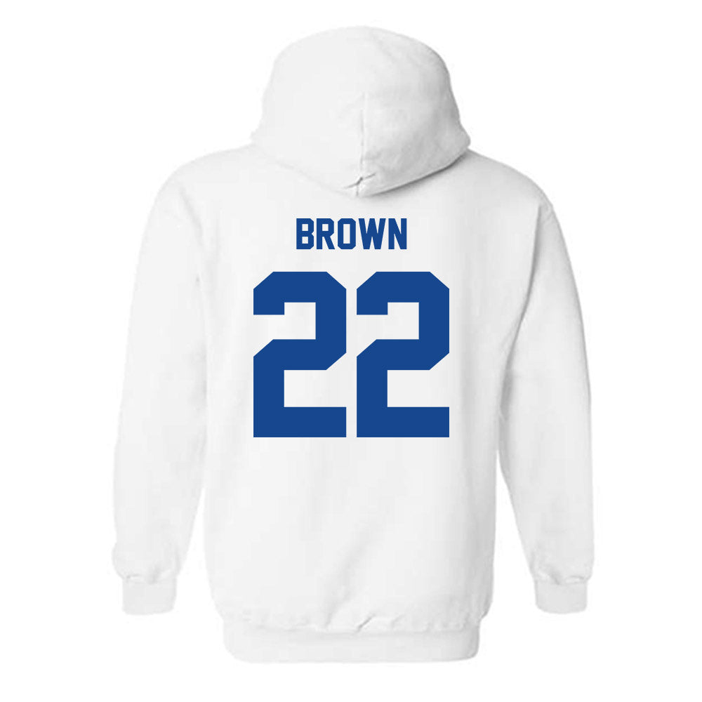 Georgia State - NCAA Men's Basketball : Malachi Brown - Classic Shersey Hooded Sweatshirt-1