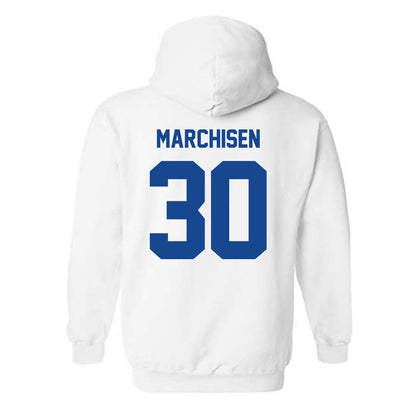 Georgia State - NCAA Men's Soccer : Finn Marchisen - Classic Shersey Hooded Sweatshirt-1
