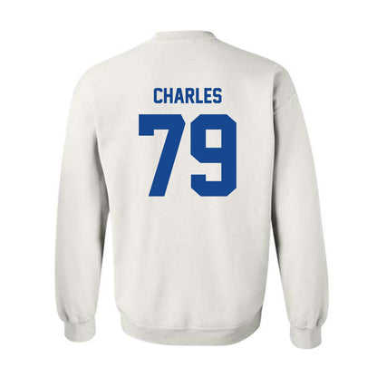Georgia State - NCAA Football : Ethan Charles - Classic Shersey Crewneck Sweatshirt-1