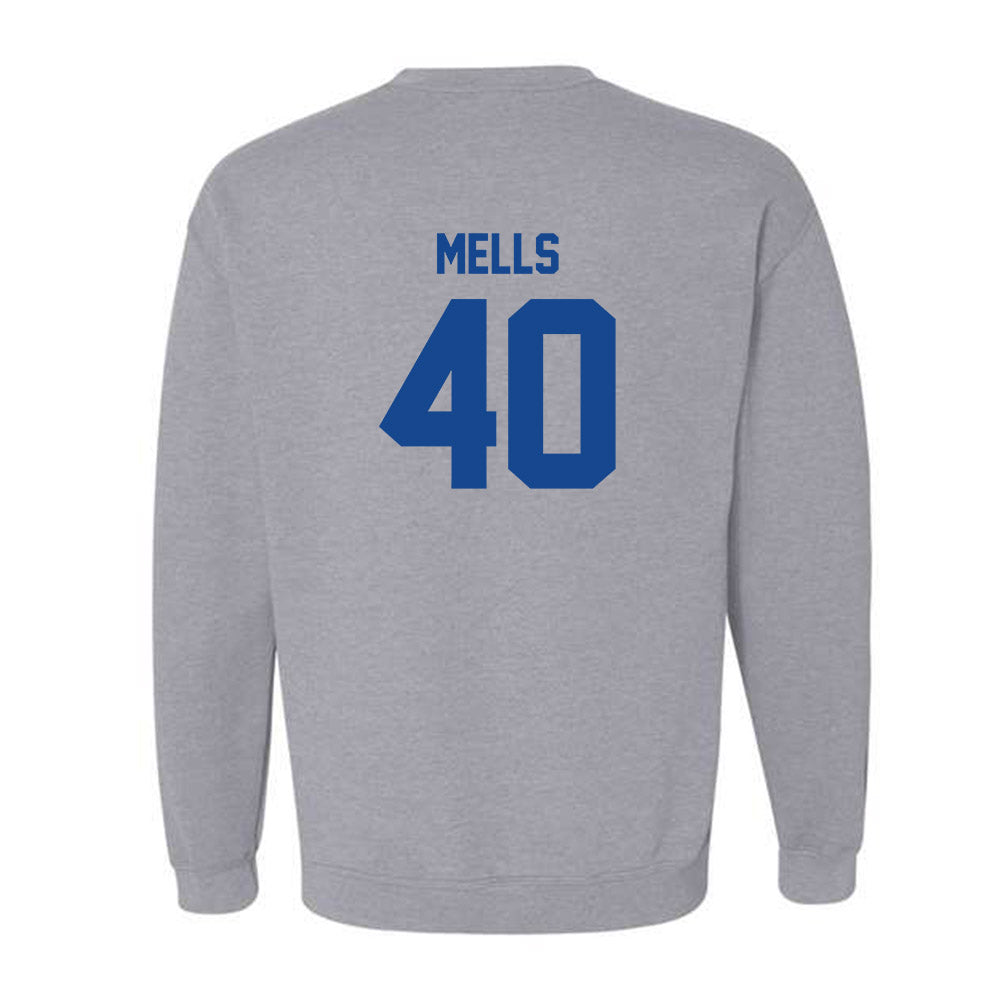 Georgia State - NCAA Football : Sir Mells - Classic Fashion Shersey Crewneck Sweatshirt-1