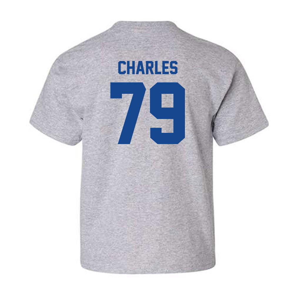 Georgia State - NCAA Football : Ethan Charles - Classic Fashion Shersey Youth T-Shirt-1