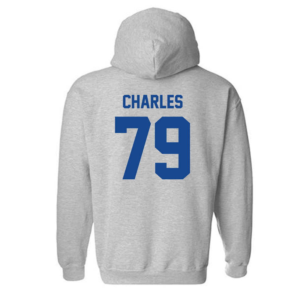 Georgia State - NCAA Football : Ethan Charles - Classic Fashion Shersey Hooded Sweatshirt-1