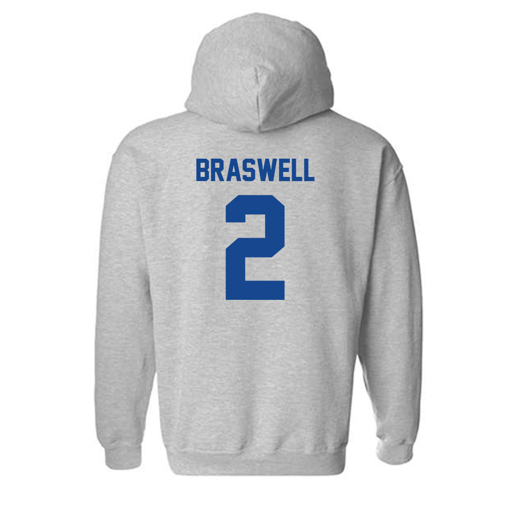 Georgia State - NCAA Football : Djay Braswell - Classic Fashion Shersey Hooded Sweatshirt-1