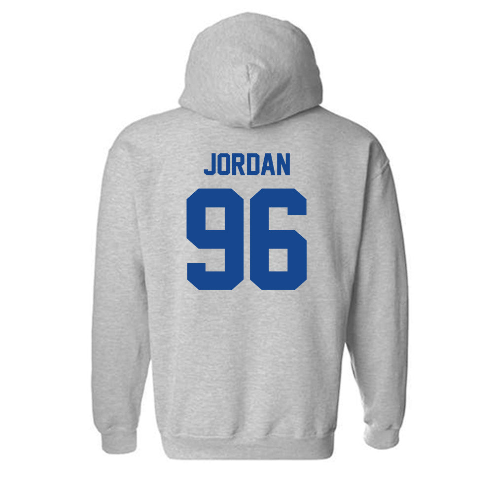 Georgia State - NCAA Football : Jalen Jordan - Classic Fashion Shersey Hooded Sweatshirt-1