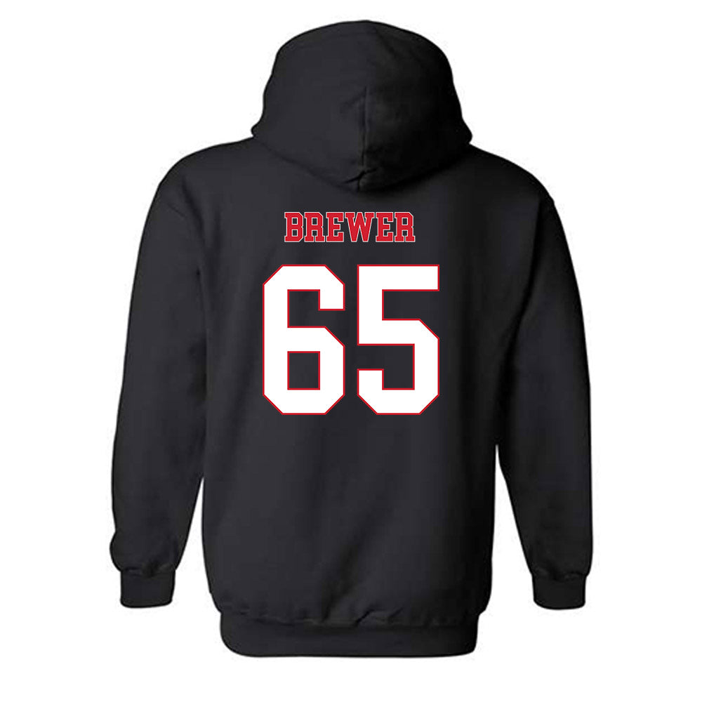 SEMO - NCAA Football : Hudson Brewer - Classic Fashion Shersey Hooded Sweatshirt-1