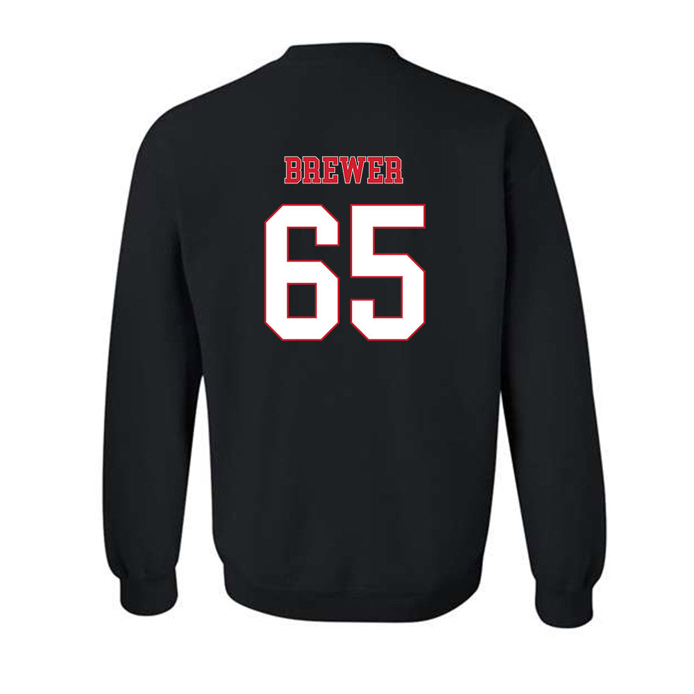 SEMO - NCAA Football : Hudson Brewer - Classic Fashion Shersey Crewneck Sweatshirt-1