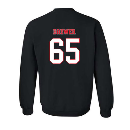 SEMO - NCAA Football : Hudson Brewer - Classic Fashion Shersey Crewneck Sweatshirt-1