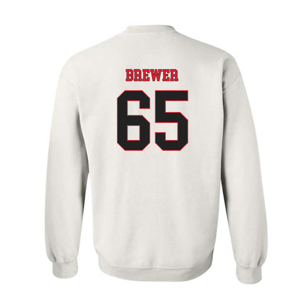 SEMO - NCAA Football : Hudson Brewer - Classic Fashion Shersey Crewneck Sweatshirt-1