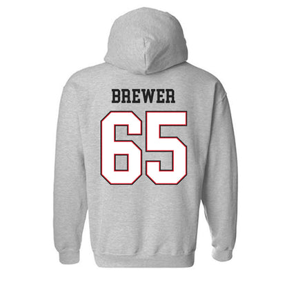 SEMO - NCAA Football : Hudson Brewer - Classic Fashion Shersey Hooded Sweatshirt-1