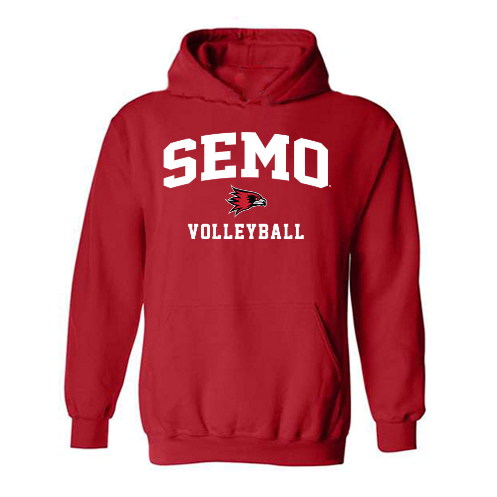 SEMO - NCAA Women's Volleyball : Megan Holder - Classic Fashion Shersey Hooded Sweatshirt-0