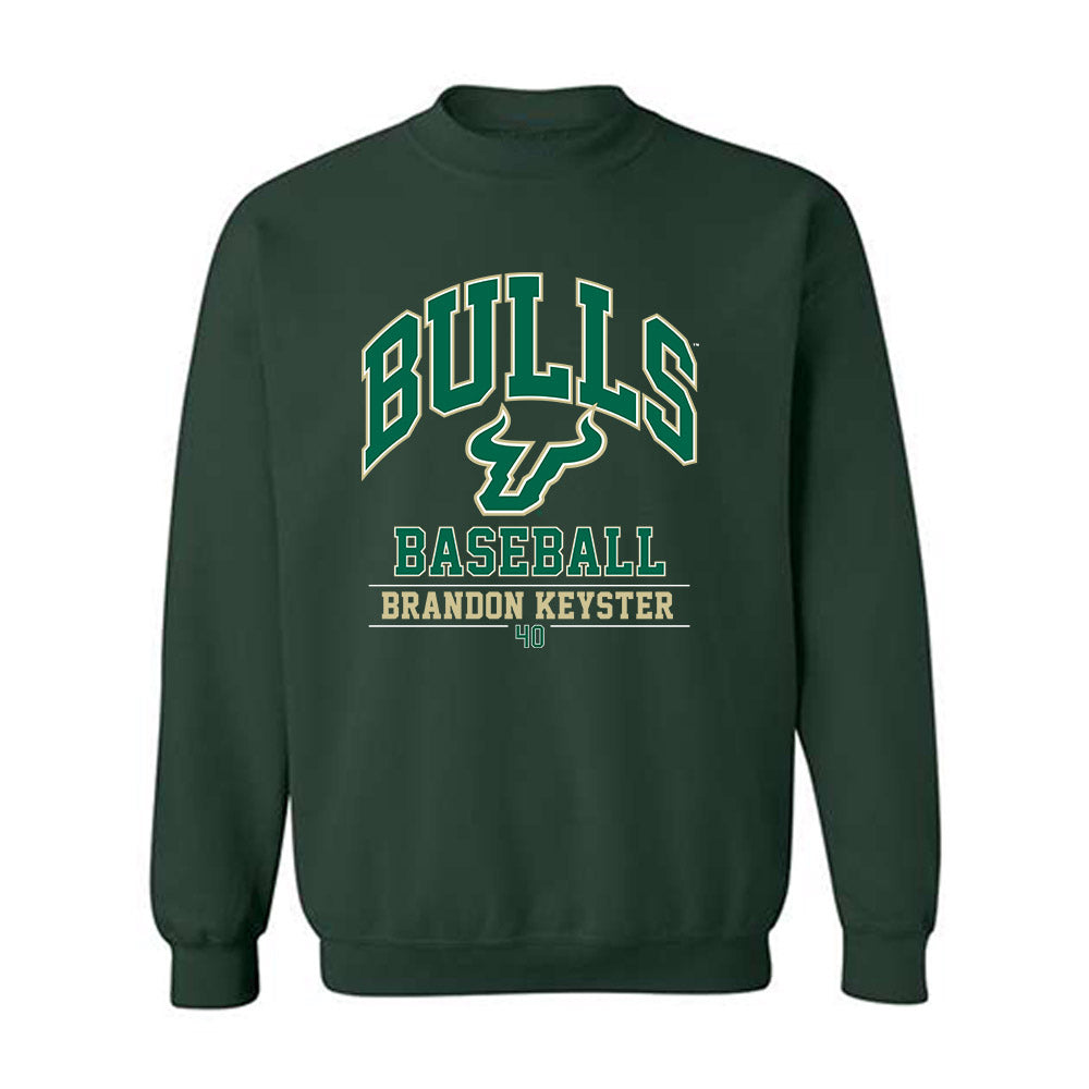 USF - NCAA Baseball : Brandon Keyster - Classic Fashion Shersey Crewneck Sweatshirt