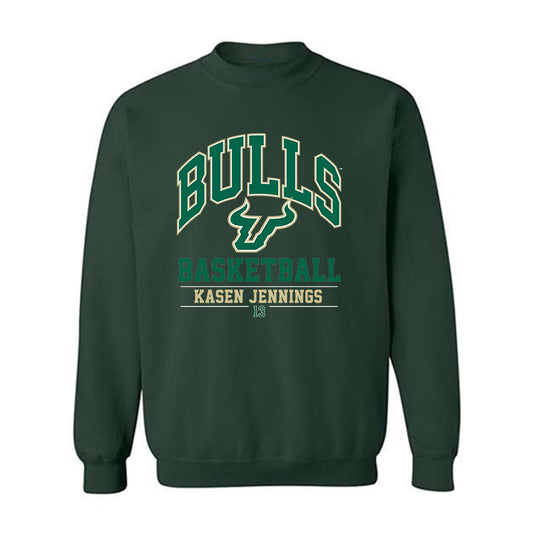 USF - NCAA Men's Basketball : Kasen Jennings - Classic Fashion Shersey Crewneck Sweatshirt