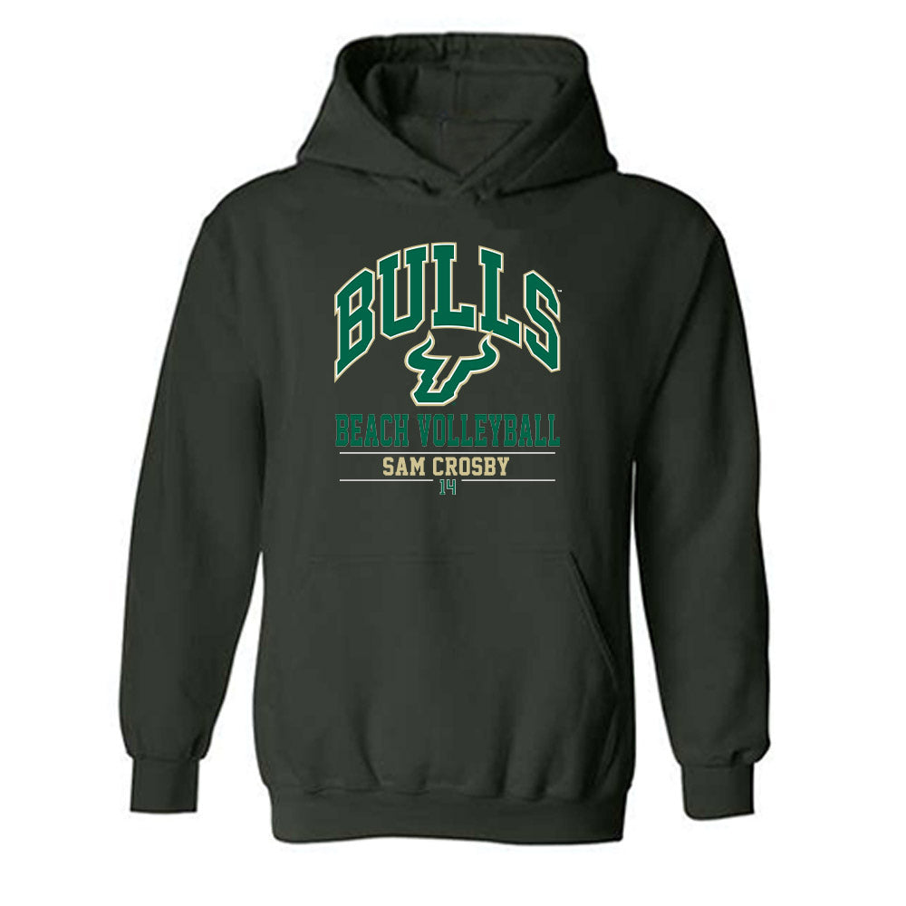 USF - NCAA Beach Volleyball : Sam Crosby - Classic Fashion Shersey Hooded Sweatshirt