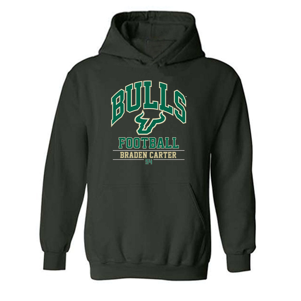 USF - NCAA Football : Braden Carter - Classic Fashion Shersey Hooded Sweatshirt