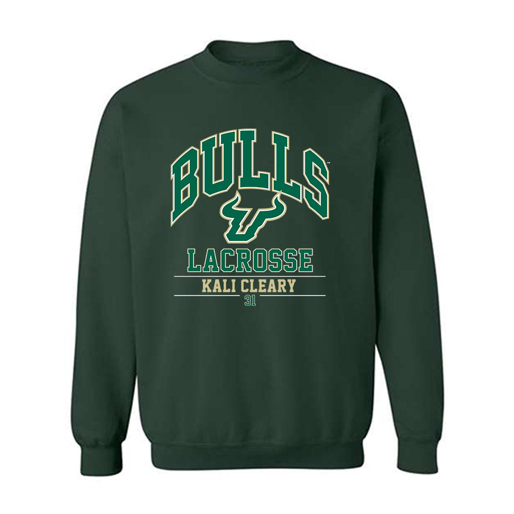 USF - NCAA Women's Lacrosse : Kali Cleary - Classic Fashion Shersey Crewneck Sweatshirt-0