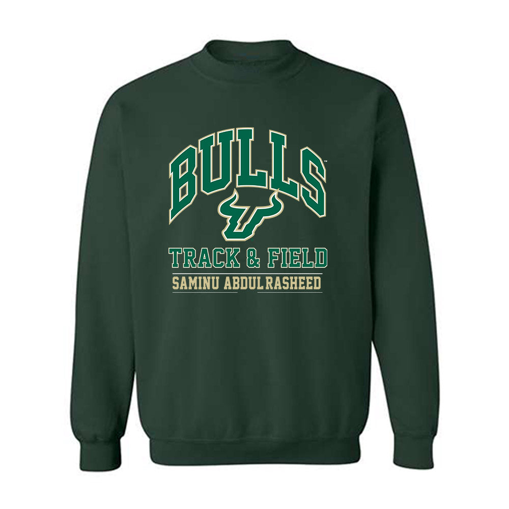 USF - NCAA Men's Track & Field : Saminu Abdul-Rasheed - Classic Fashion Shersey Crewneck Sweatshirt-0