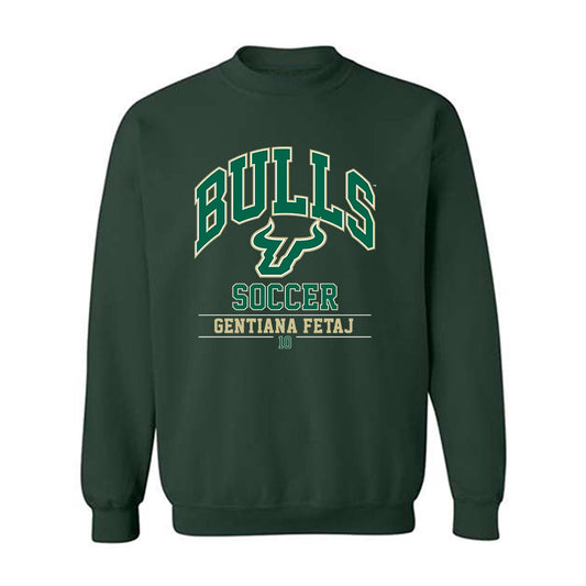 USF - NCAA Women's Soccer : Gentiana Fetaj - Classic Fashion Shersey Crewneck Sweatshirt-0