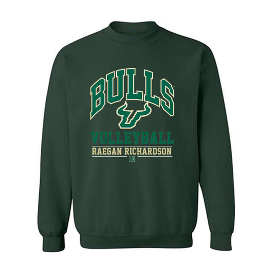 USF - NCAA Women's Volleyball : Raegan Richardson - Classic Fashion Shersey Crewneck Sweatshirt-0