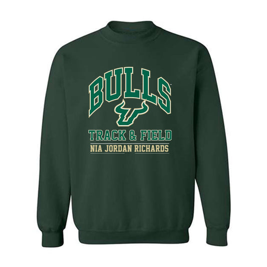 USF - NCAA Women's Track & Field : Nia Jordan Richards - Classic Fashion Shersey Crewneck Sweatshirt