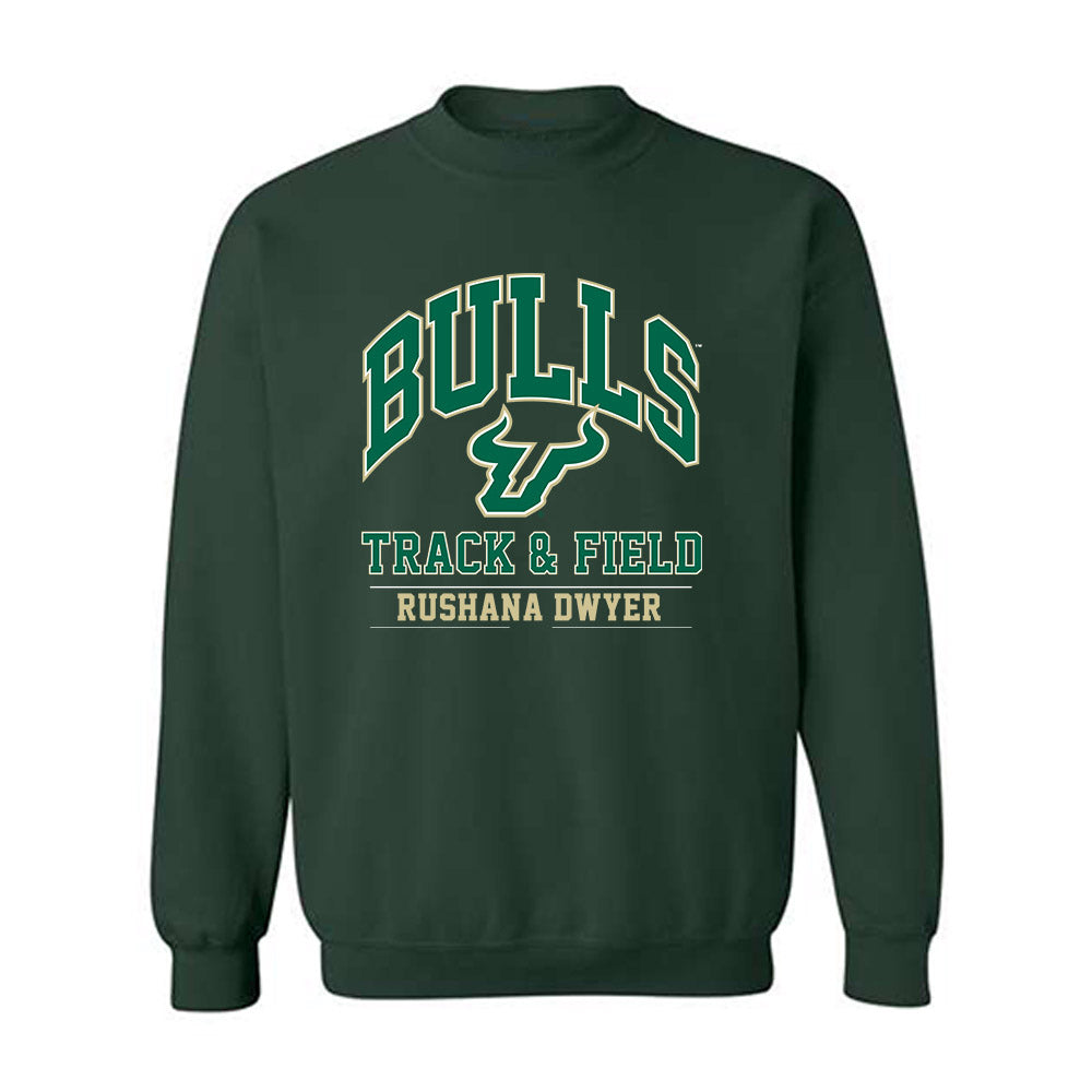 USF - NCAA Women's Track & Field : Rushana Dwyer - Classic Fashion Shersey Crewneck Sweatshirt-0