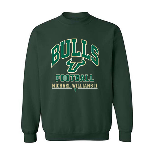 USF - NCAA Football : Michael Williams II - Classic Fashion Shersey Crewneck Sweatshirt-0