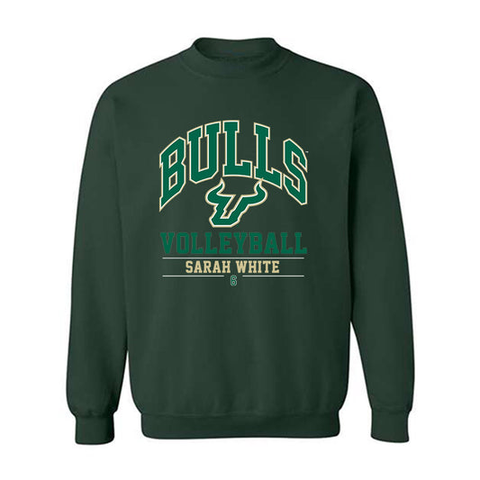 USF - NCAA Women's Volleyball : Sarah White - Classic Fashion Shersey Crewneck Sweatshirt-0