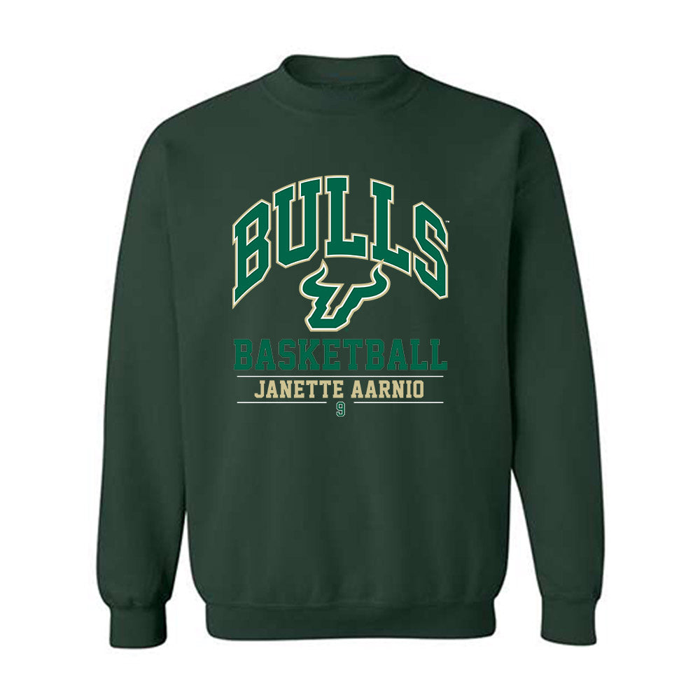 USF - NCAA Women's Basketball : Janette Aarnio - Classic Fashion Shersey Crewneck Sweatshirt-0