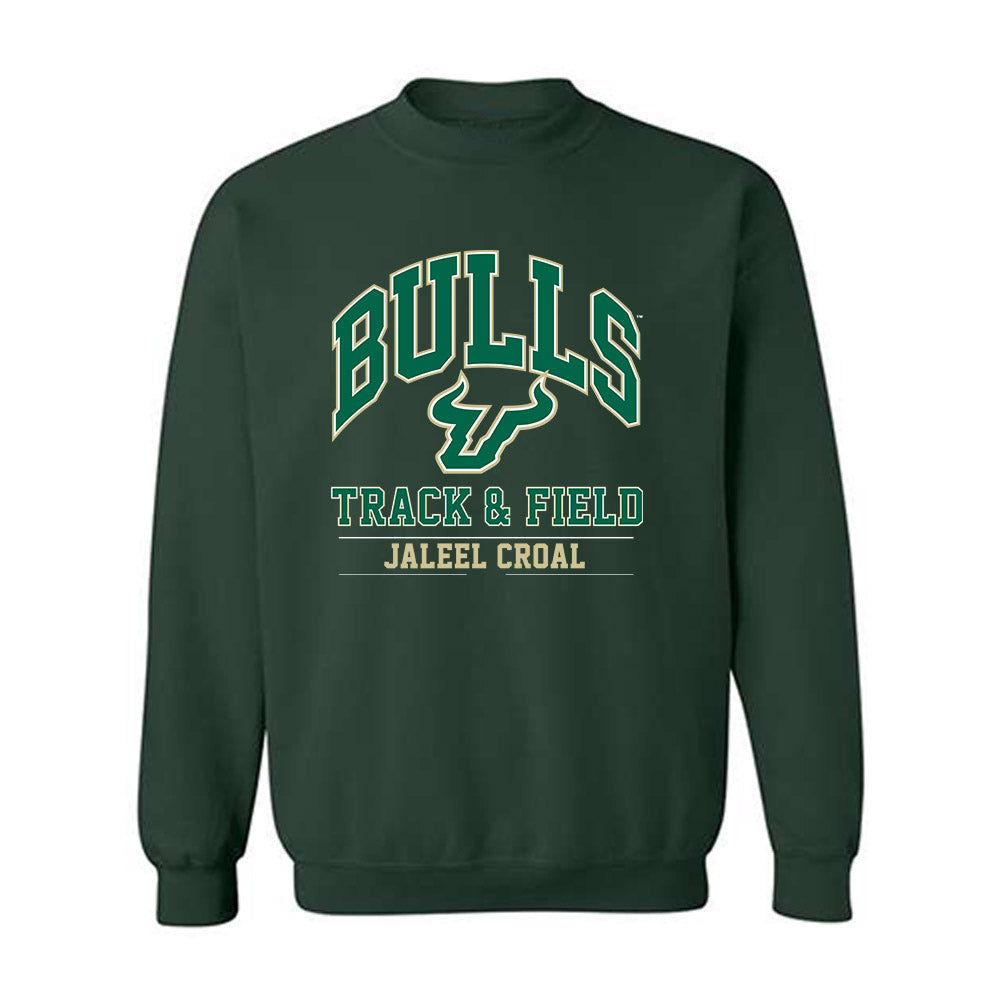 USF - NCAA Men's Track & Field : Jaleel Croal - Classic Fashion Shersey Crewneck Sweatshirt