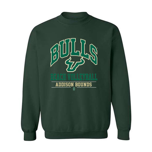 USF - NCAA Beach Volleyball : Addison Bounds - Classic Fashion Shersey Crewneck Sweatshirt-0