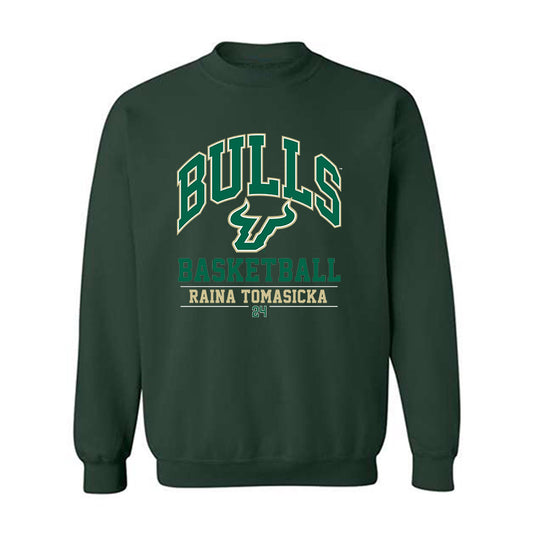 USF - NCAA Women's Basketball : Raina Tomasicka - Classic Fashion Shersey Crewneck Sweatshirt-0