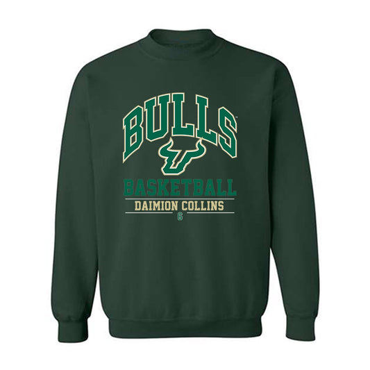 USF - NCAA Men's Basketball : Daimion Collins - Classic Fashion Shersey Crewneck Sweatshirt-0