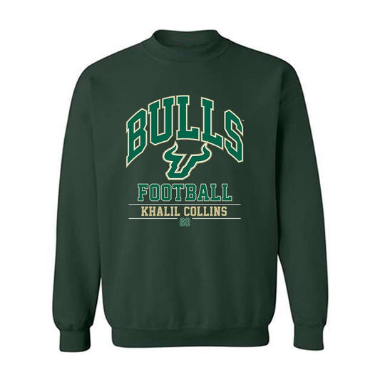 USF - NCAA Football : Khalil Collins - Classic Fashion Shersey Crewneck Sweatshirt-0