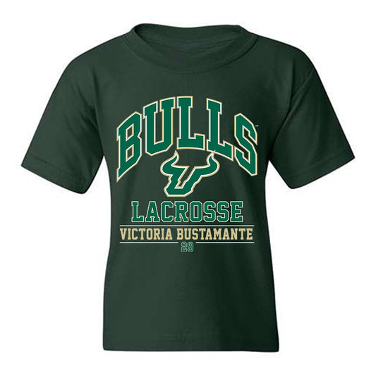 USF - NCAA Women's Lacrosse : Victoria Bustamante - Classic Fashion Shersey Youth T-Shirt-0