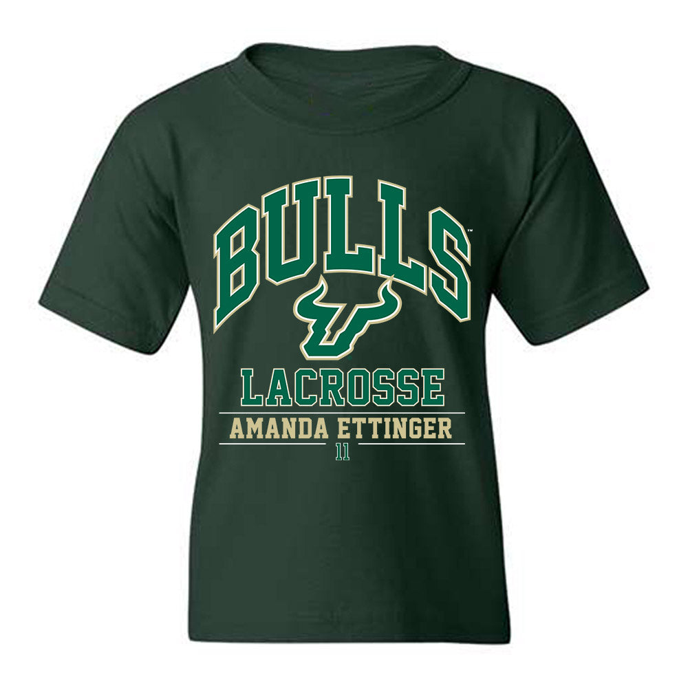 USF - NCAA Women's Lacrosse : Amanda Ettinger - Classic Fashion Shersey Youth T-Shirt-0
