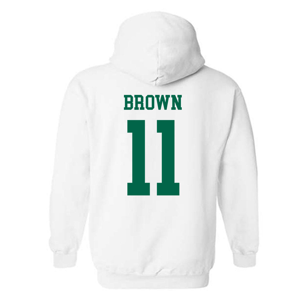 USF - NCAA Men's Basketball : CJ Brown - Classic Fashion Shersey Hooded Sweatshirt